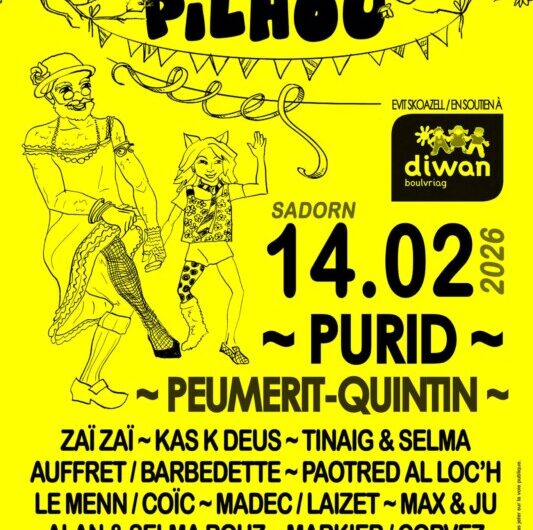 Fest Noz Pilhoù, samedi 14 Février à Peumerit Quintin