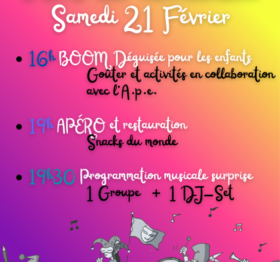 Fête du Carnaval le 21 février au Trémargad’Kafé