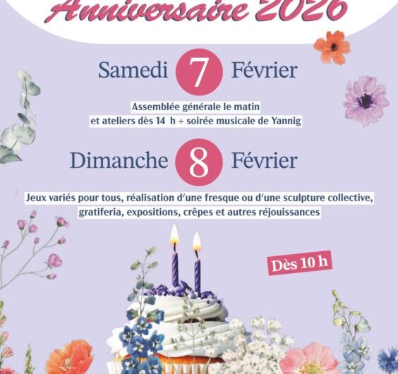 2 ans se fêtent à La Place des Ami.e.s ! 7-8 février à Botcanou – Glomel