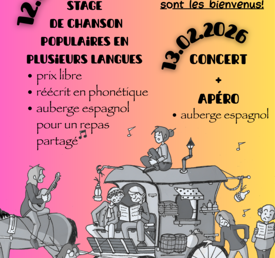 Stage de chansons populaires le 13 février à Trémargat