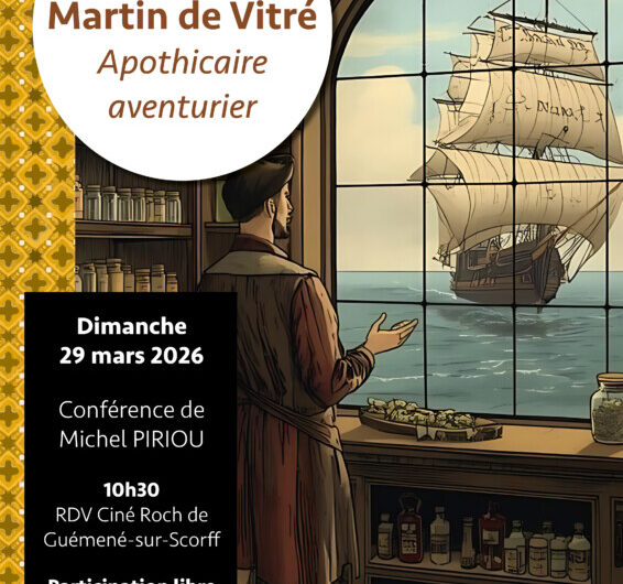 Conférence : François-Martin de Vitré, apothicaire aventurier – dimanche 29 mars à 10h30
