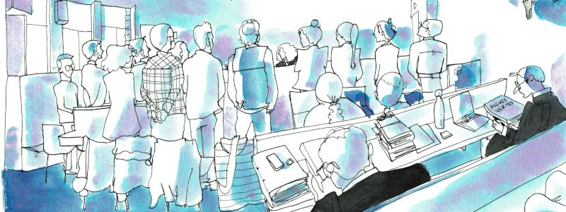 L’audience du procès de l’agro-industrie en BD !