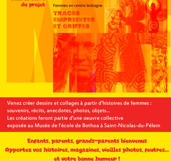 Un moment créatif et convivial pour tisser ensemble les histoires de femmes de notre territoire, 3 rdv en mars