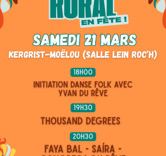 Rural en fête – Samedi 21 mars – Kergrist Moëlou