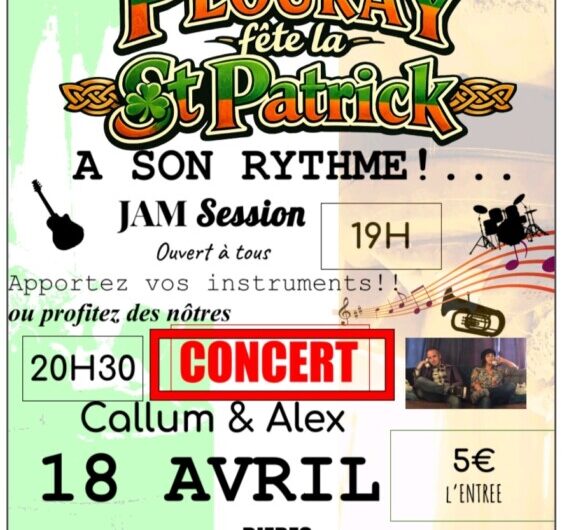 Plouray fête la St Patrick le 18 avril