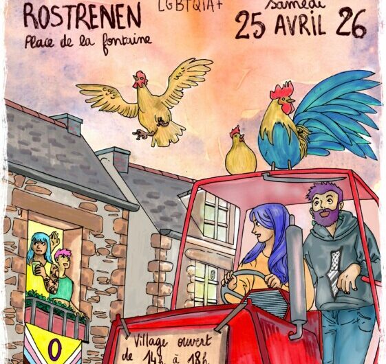 Marche des fiertés rurales à Rostrenen, le 25 avril