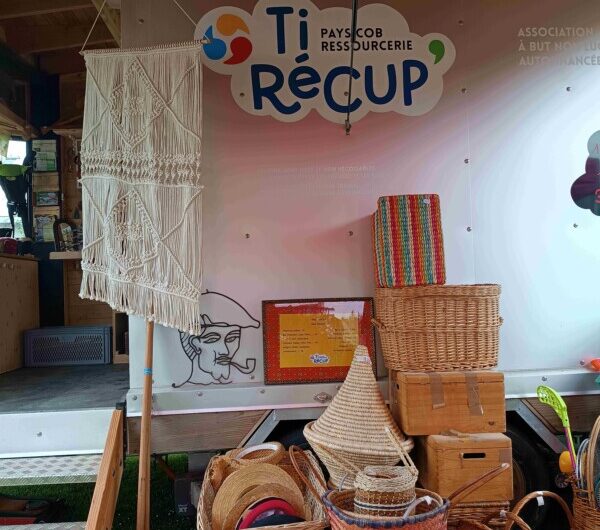 La Tiny Récup’ au marché de Quenequen à Scrignac, le vendredi 4 septembre