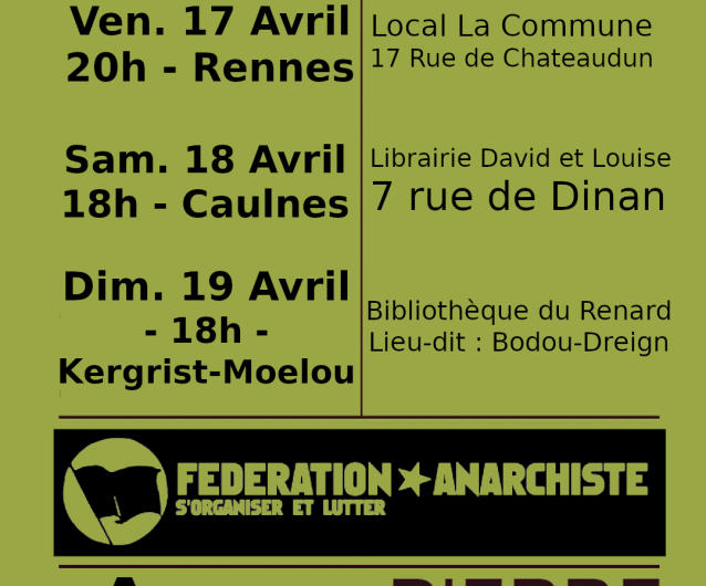 Causerie « Maudite soit la guerre » avec Pierre Douillard-Lefèvre – Kergrist-Moëlou, 19 avril