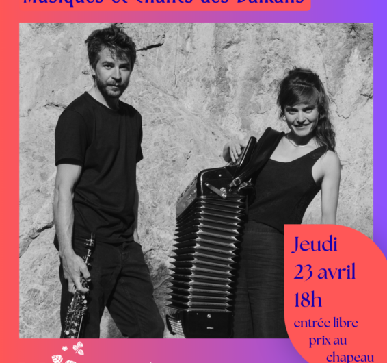 Jeudi 23 avril à 18h – Concert du duo Murmure à la Ronce