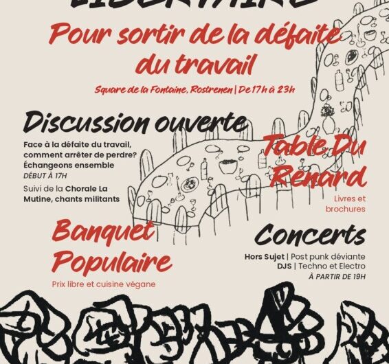 1er mai libertaire à Rostrenen