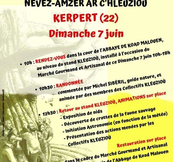 Printemps des Talus, Dimanche 7 Juin 2026 à l’Abbaye de Coat Malouen à Kerpert
