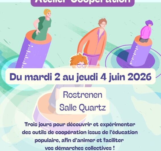 Formation COOPÉRATION GRATUITE à Rostrenen du 2 au 4 juin