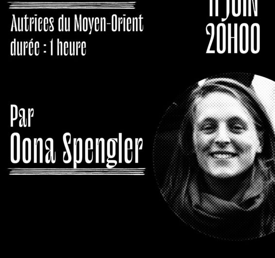 11 juin – Lectures Autrices du Moyen Orient – Oona Spengler – Mellionnec