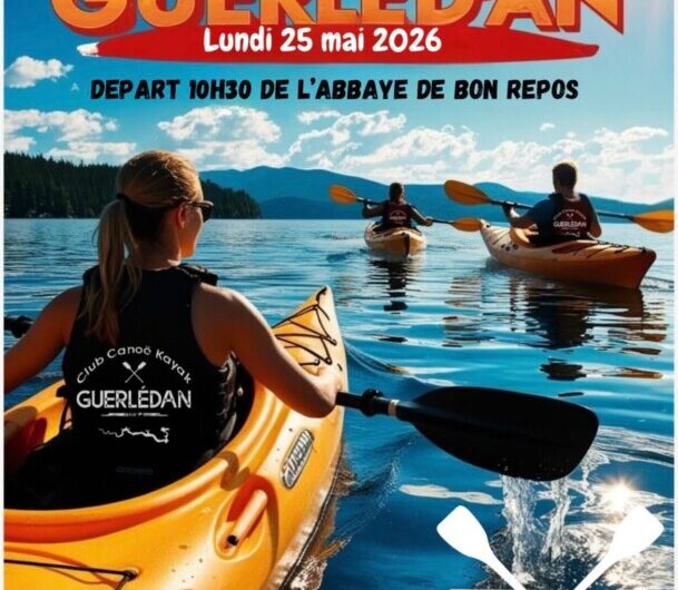Descente du lac de Guerlédan le 25 mai