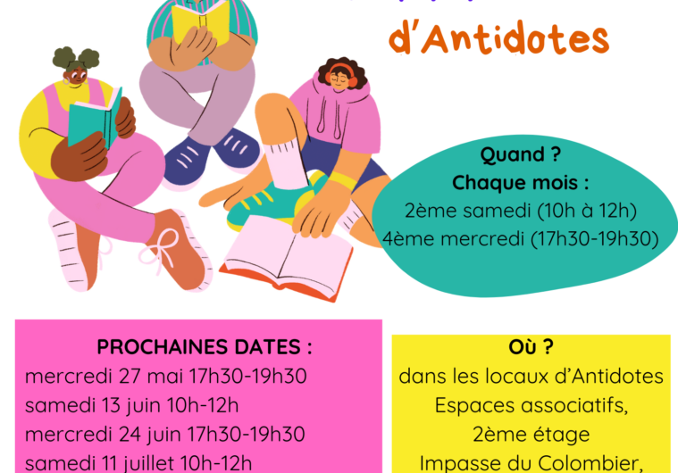 Bibliothèque d’Antidotes : les horaires des prochaines permanences à Rostrenen