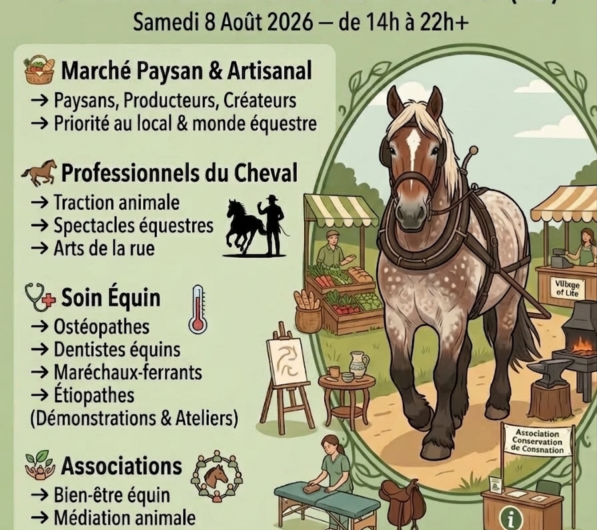 Cherche exposants, artisans, producteurs, pro équin