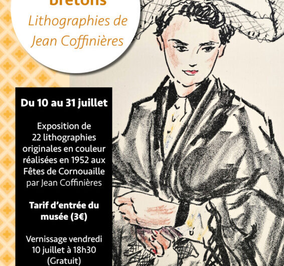 Exposition – Costumes bretons : lithographies – 10 au 31 juillet – Guémené (Bains de la Reine)