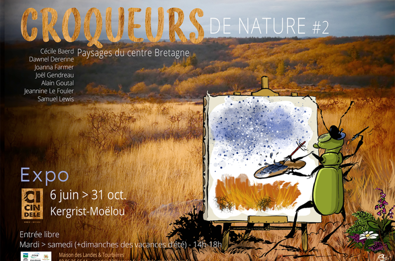 Expo : CROQUEURS de NATURE#2 – Kergrist-Moëlou