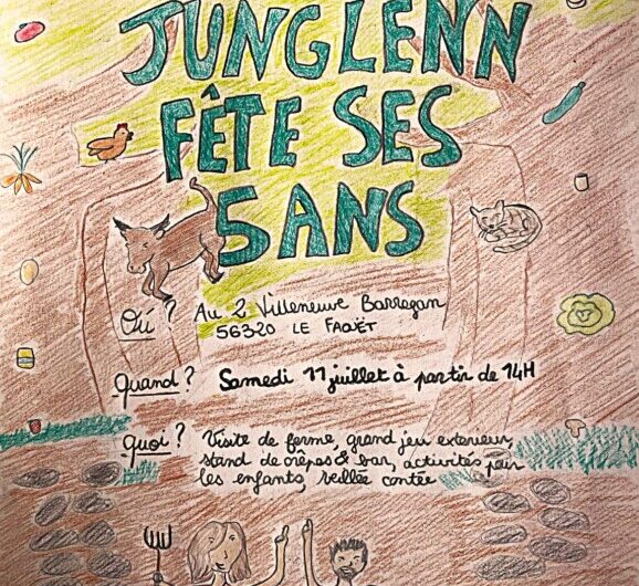 Le 11 juillet au Faouët : 5 ans à la ferme de Junglenn