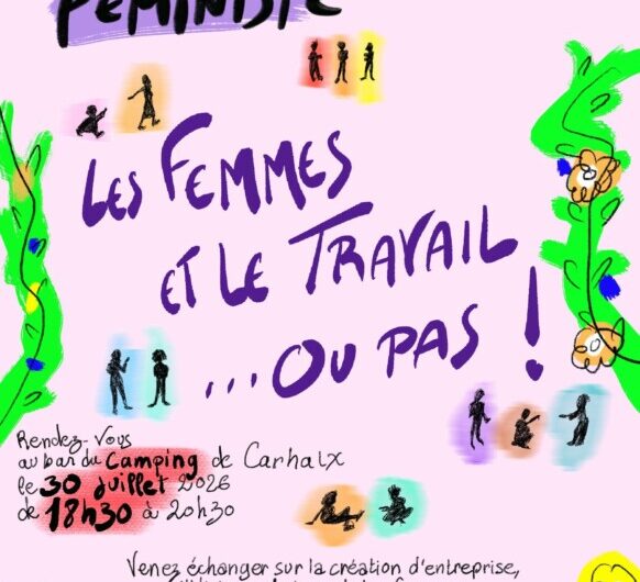 Le 30 juillet : Apéro féministe camping de Carhaix