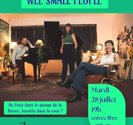 A Rostrenen : Concert à la Ronce – Mardi 28 juillet à 19h – WEE SMALL PEOPLE