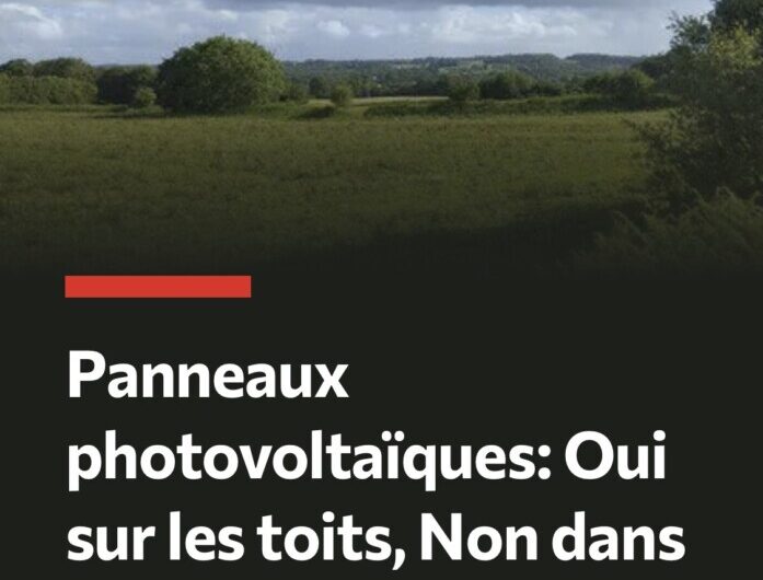 Lundi 6 juillet : salle des fêtes de Rostrenen, 18h, Réunion publique projet agrivoltaique