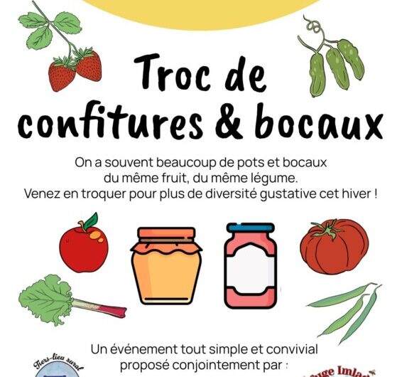 29/09 : Troc de confitures & bocaux au marché de Rostrenen