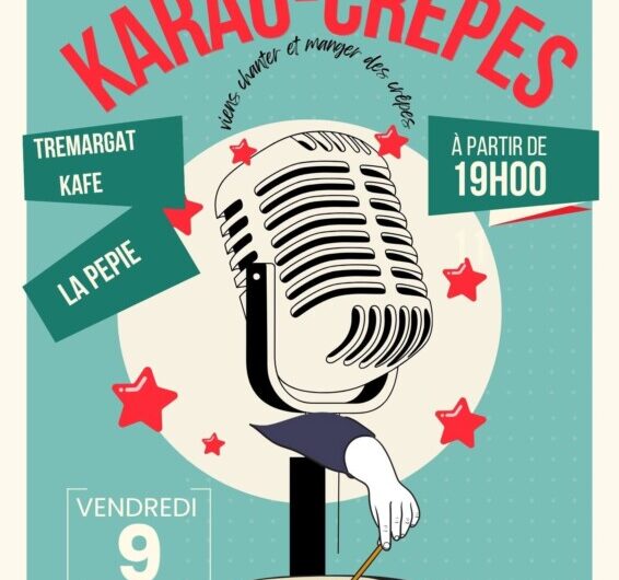 Karao-Crêpes le 9 octobre au Tremargad’Kafe