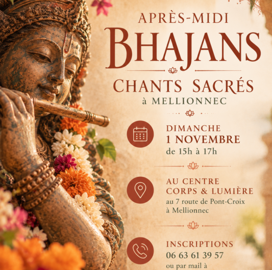 CHANTS DES MANTRAS A MELLIONNEC LE 1er NOVEMBRE DE 15H A 17H