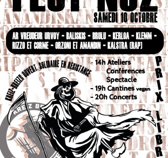 Fest-Noz antifa à Berrien le samedi 10 octobre